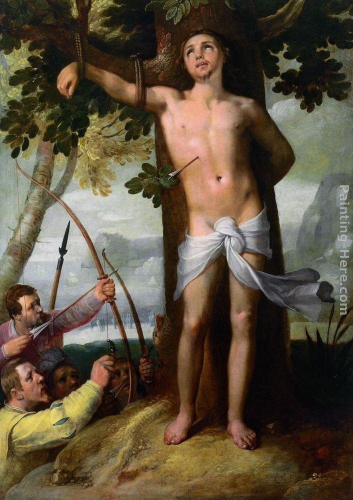 Cornelis Cornelisz The Miracle of Saint Sebastian